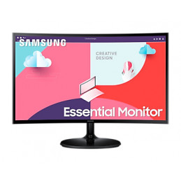 Samsung LS24C360EAUXEN LED display 61 cm (24") 1920 x 1080 pikseliä Full HD Musta