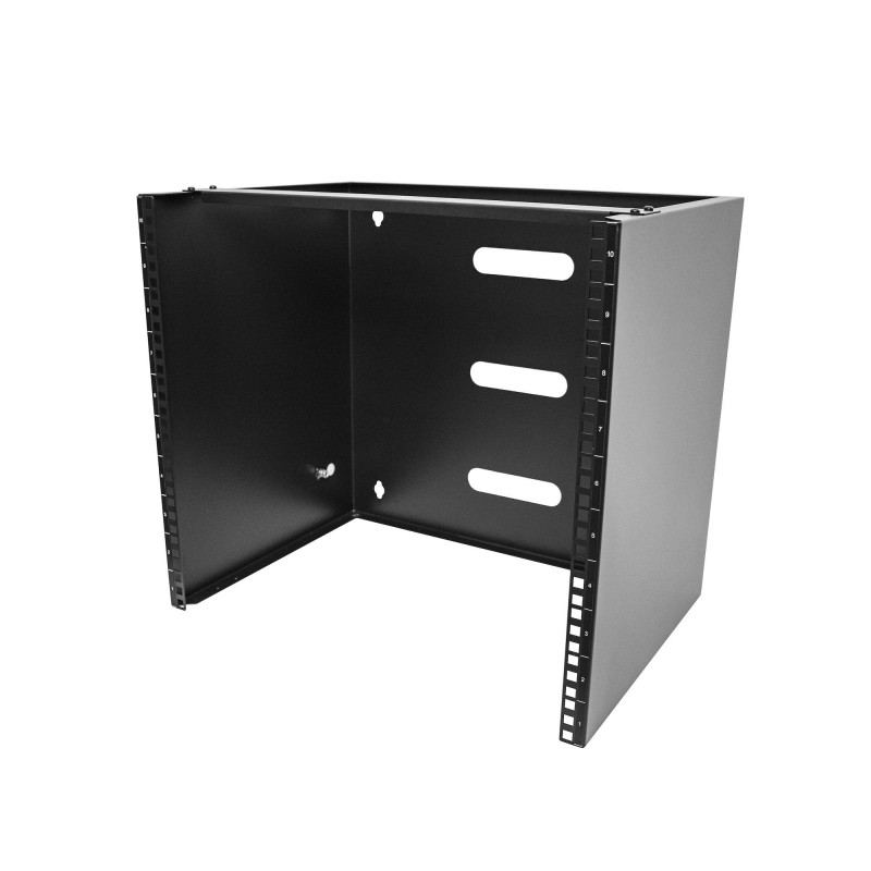 StarTech.com RACK-10U-14-BRACKET palvelinteline Seinään asennettava laitekehikko Musta