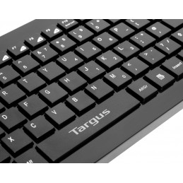 Targus AKB631NO näppäimistö USB QWERTY Pohjoismainen Musta