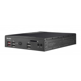 Shuttle DS20U3V2 barebone-tietokonerunko 1.3L kokoinen PC Musta Intel® SoC i3-10110U 2,1 GHz