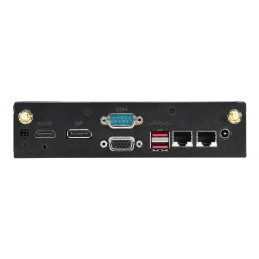 Shuttle DS20U3V2 barebone-tietokonerunko 1.3L kokoinen PC Musta Intel® SoC i3-10110U 2,1 GHz