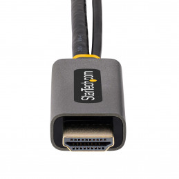 StarTech.com 128-HDMI-DISPLAYPORT videokaapeli-adapteri 0,3 m HDMI-tyyppi A (vakio) Musta, Harmaa