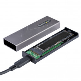 StarTech.com M2-USB-C-NVME-SATA tallennusaseman kotelo SSD-kotelo Harmaa M.2