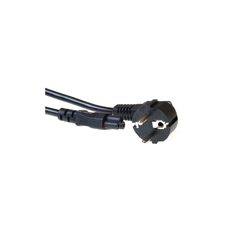 ACT 230V connection cable schuko male (angled) - C5 3 m Musta