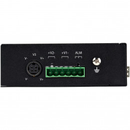 StarTech.com IES1G52UPDIN verkkokytkin Hallitsematon Gigabit Ethernet (10 100 1000) Power over Ethernet -tuki Musta